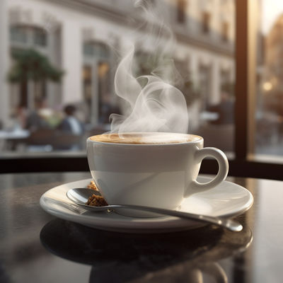 Customize Polished Porcelain Saucer Pure White Coffee Cup Set