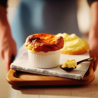 Restaurant On Glazed Creme Brulee Ceramic For Desserts Ice Cream