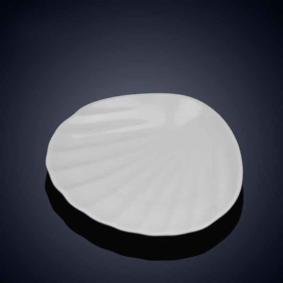 Shell Shaped Porcelain Dinner Set Ceramic Dishes Customize Logo