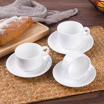 Royal Ware Cappuccino Cup And Saucers Coffee Mug With Saucer For Cafe