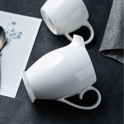 Classical Custom Design Fine Bone China Creamer Milk Pot With Handle For Home