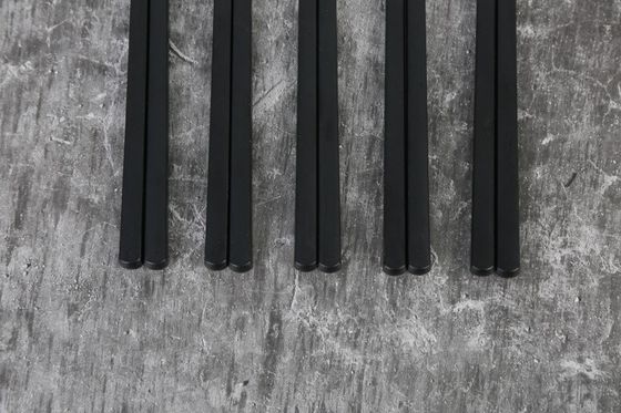 Black Plastic Alloy Chopsticks Tableware And Utensils Chopsticks Alloy