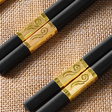 Gold Plated Sushi Chop Sticks Tableware And Utensils Chopsticks Sushi