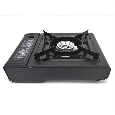 Black Outdoor Portable Gas Cooker Single Burner Propane Camp Stove