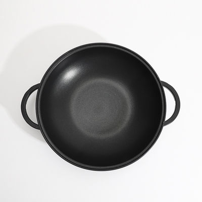 Double Ears Kimchi Shallow Aluminum Soup Pot Tableware And Utensils