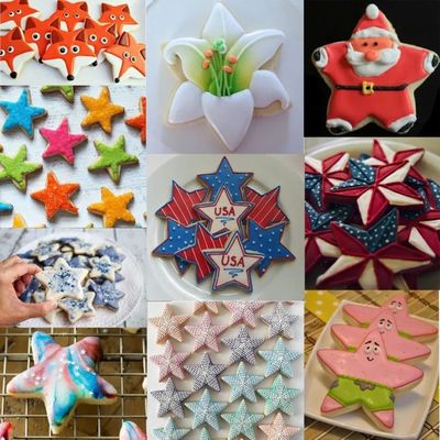 Stainless Star Cookie Cutter Set Five Pointed Star Pastry Cutters