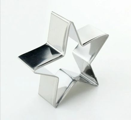 Stainless Star Cookie Cutter Set Five Pointed Star Pastry Cutters