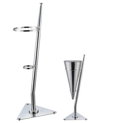 SS304 Champagne Ice Bucket With Stand Coffee Bar Equipment