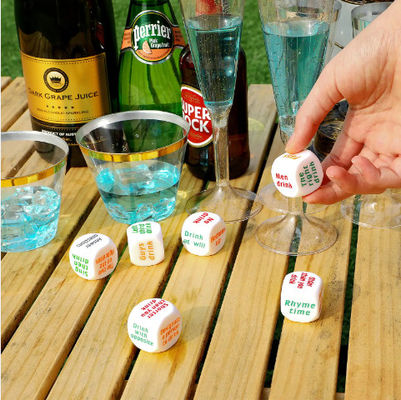 25mm Party Drinking Bar Dice Game Rolling Decider Drunk Frenzy Party Game