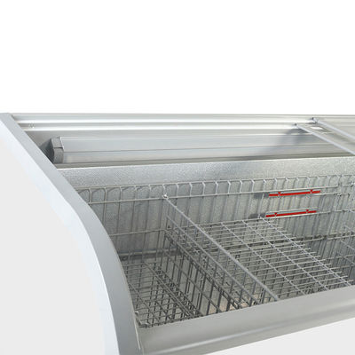 Sliding Glass Window Island Freezer For Commercial Supermarket